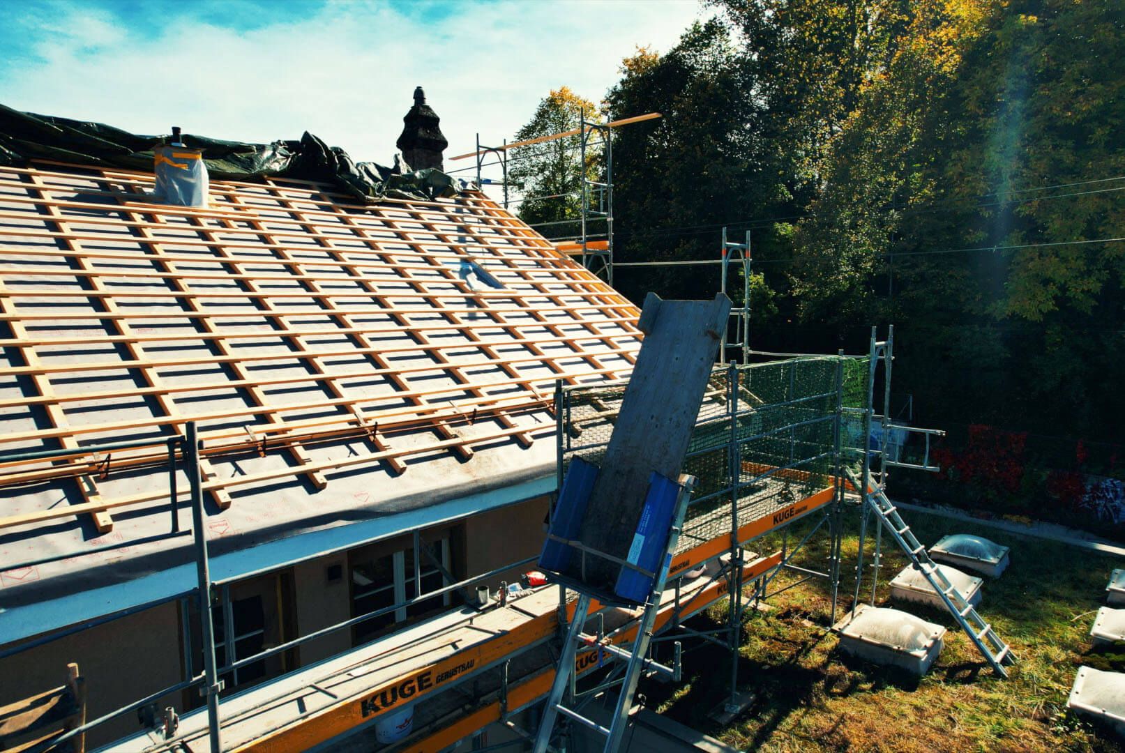 Gerüstvermietung im Kanton Aargau – Foto: KUGE Bau AG